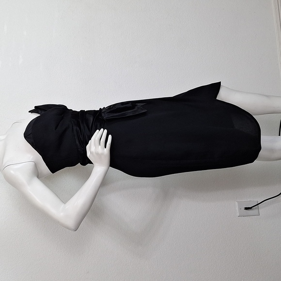 Darcy Vintage Black Romantic Whimsigoth Sweetheart Union Made Dress Size 9/10 - Picture 5 of 14